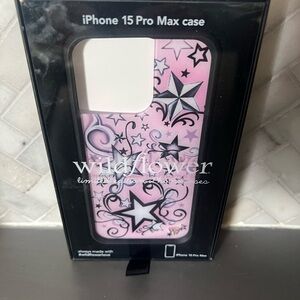 Wildflowers Pink iPhone 15 Pro Max Case Whimsical Design